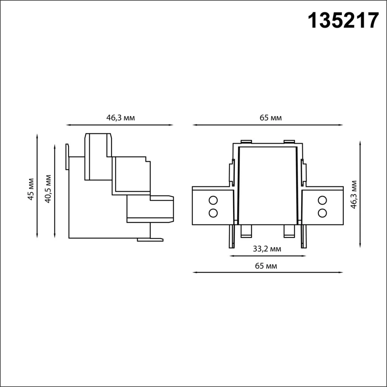 Коннектор NOVOTECH SMAL 135217