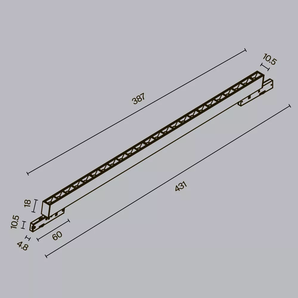 Трековый светильник Maytoni Points TR193-1-20W2.7K-M-B