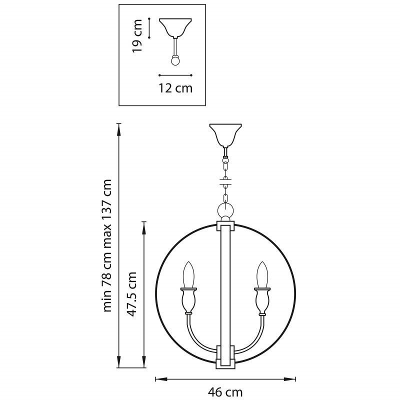 Подвесная люстра Lightstar CERO 731247