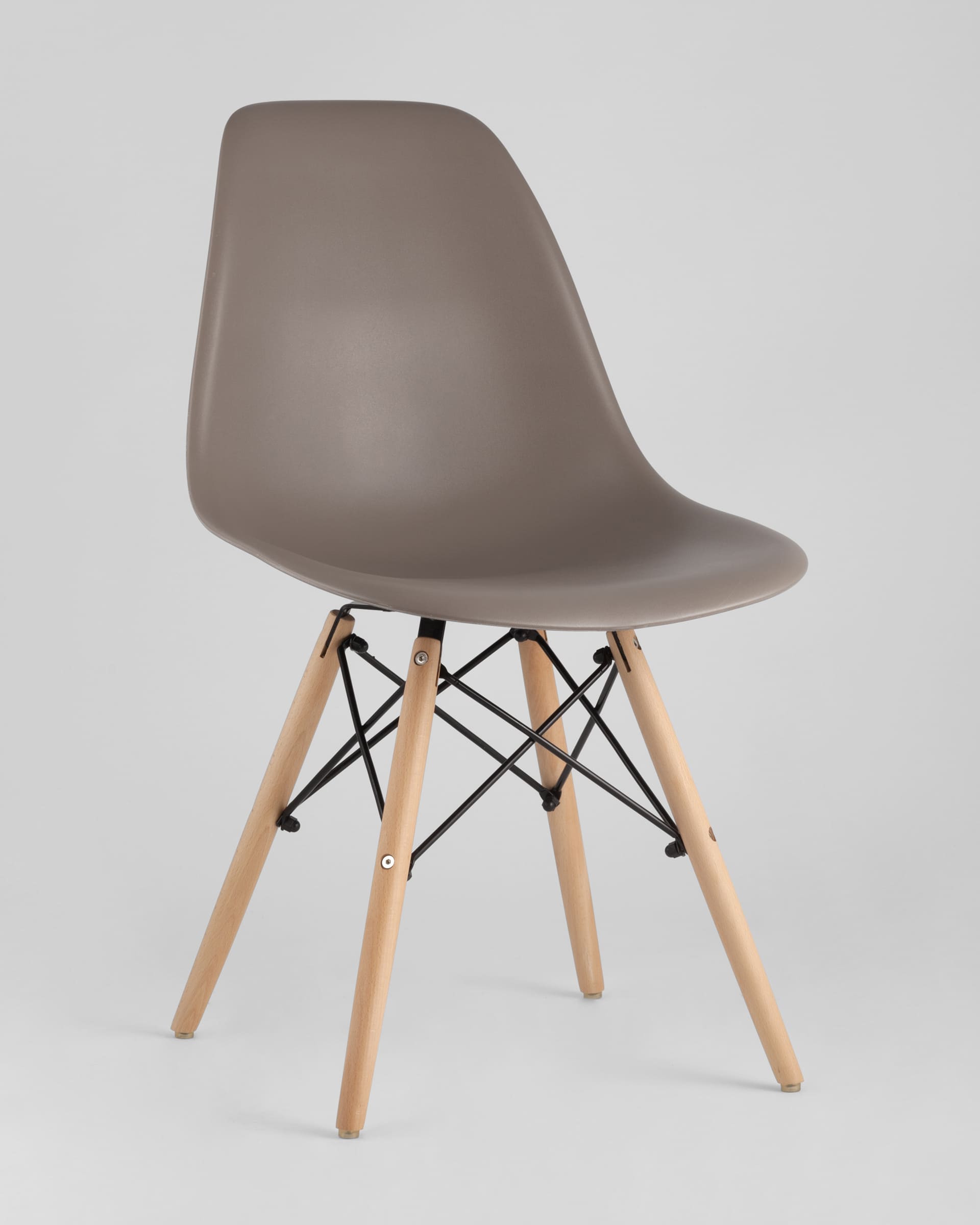 Комплект стульев Eames DSW темно-серый x4 шт