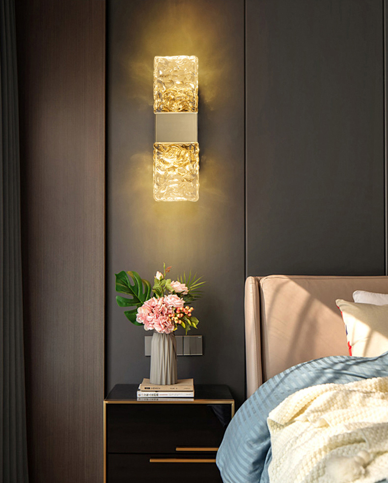 Бра Delight Collection Wall lamp 88068W gold/clear