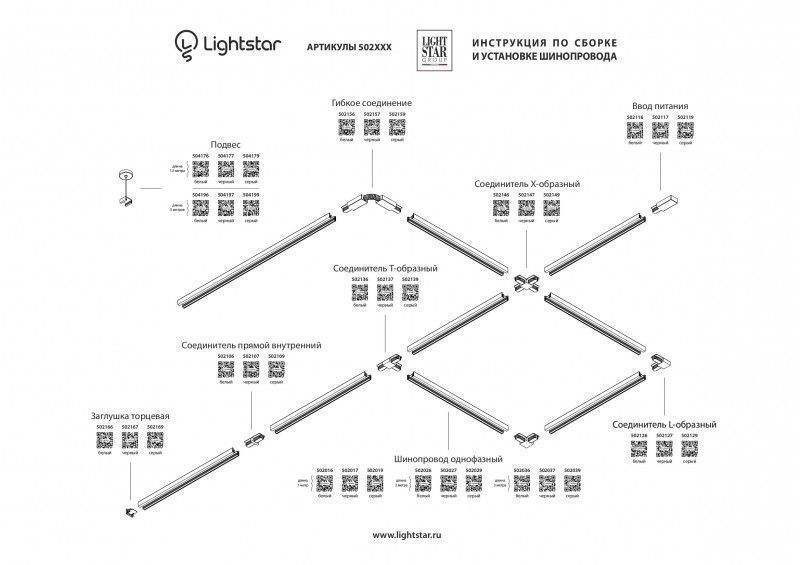 Ввод питания Lightstar 502119