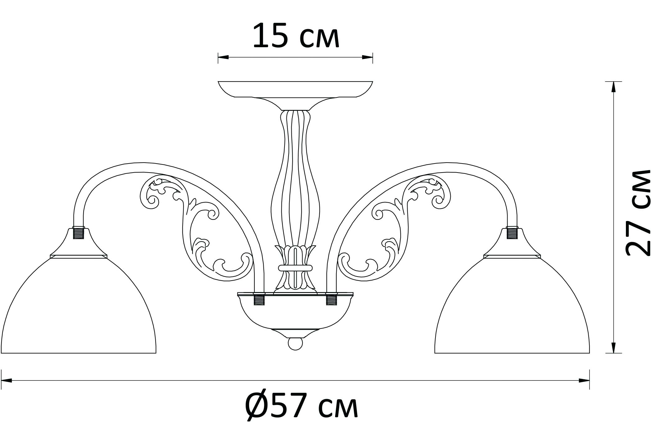 Накладная люстра Arte Lamp SPICA A3037PL-5AB