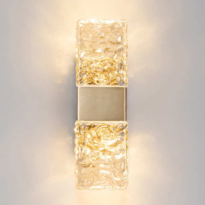 Бра Delight Collection Wall lamp 88068W gold/clear