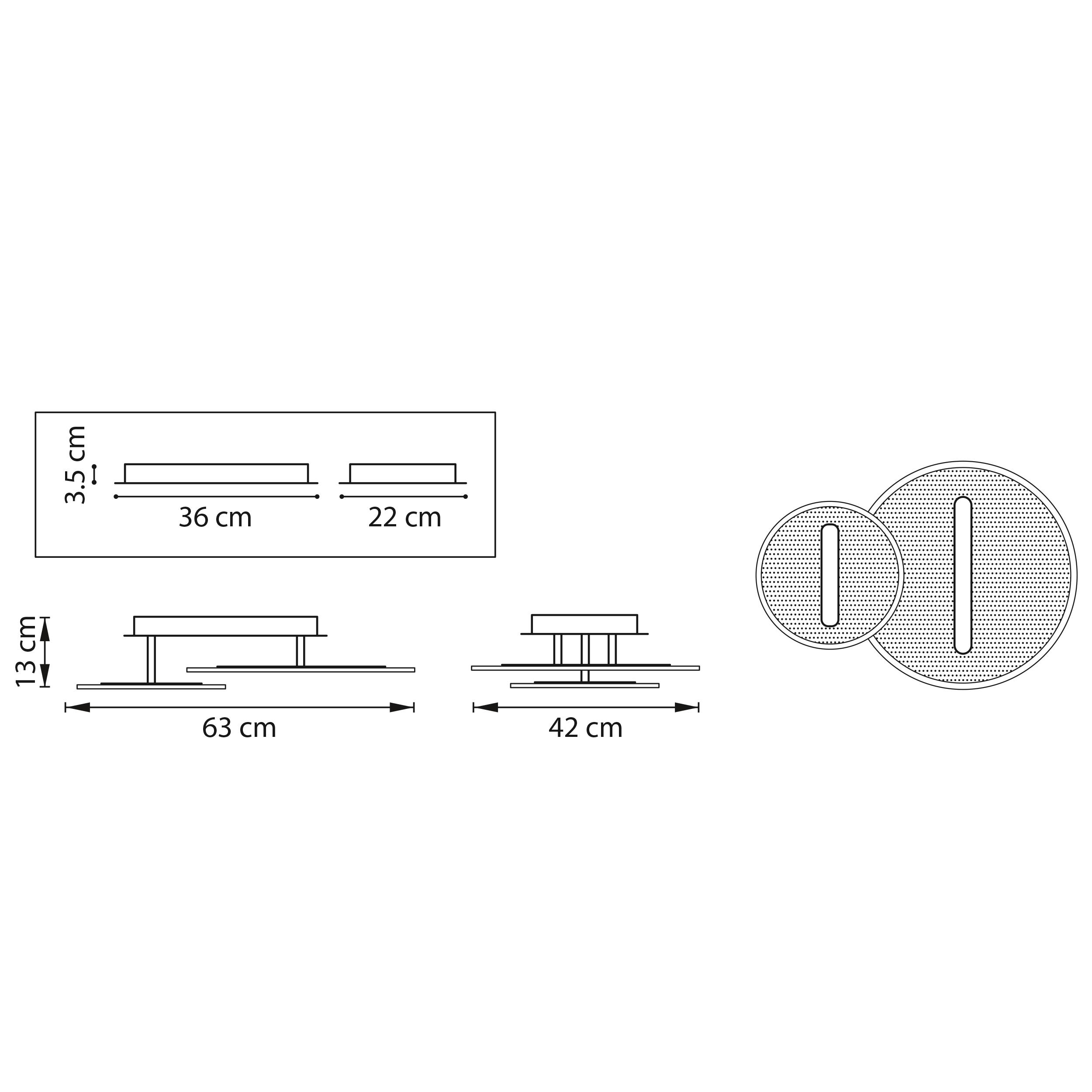 Люстра на штанге Lightstar Acrile 738053