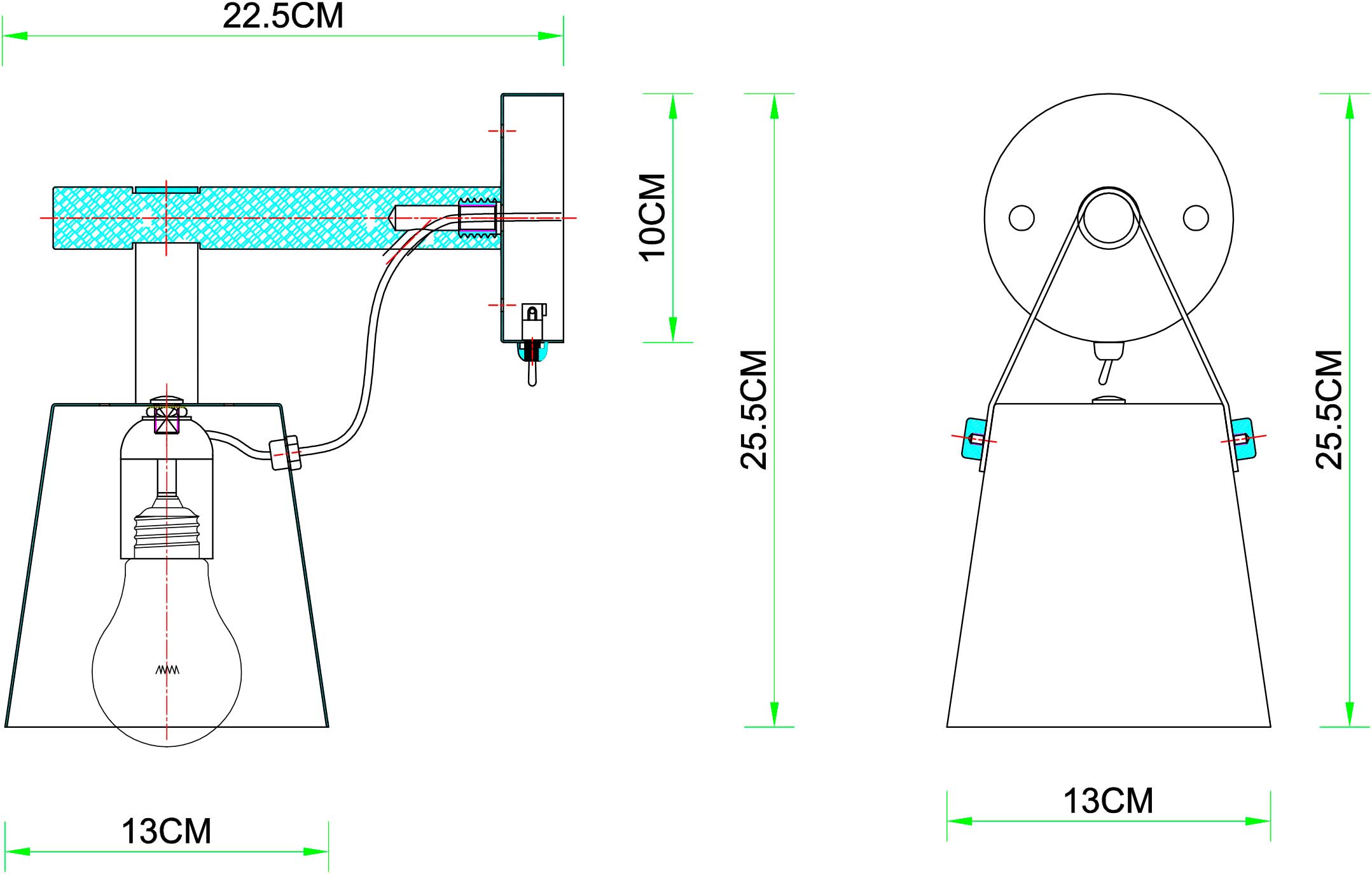 Бра ARTE LAMP THOMAS A7032AP-1BK