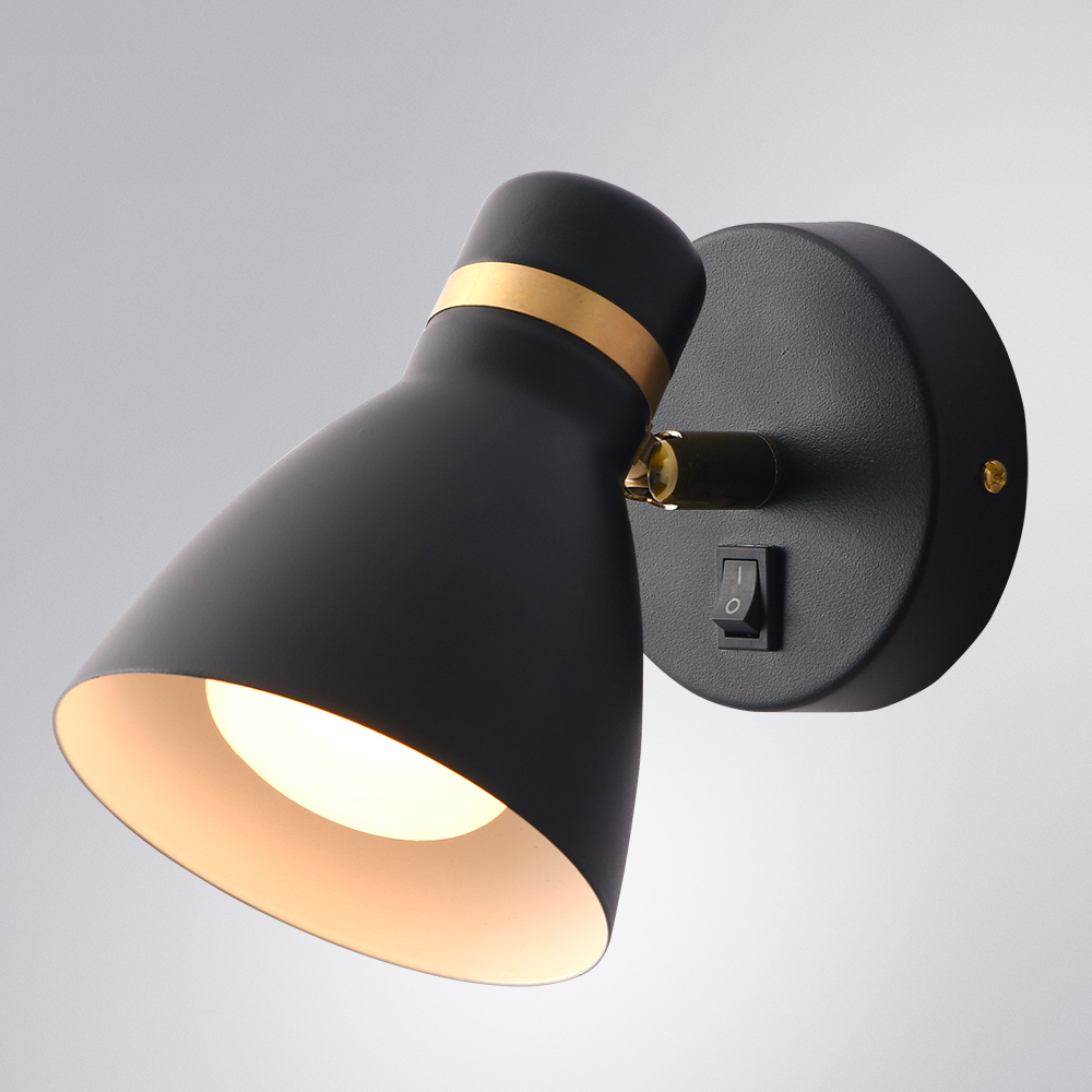 Спот настенный ARTE LAMP FAFNIR A5047AP-1BK