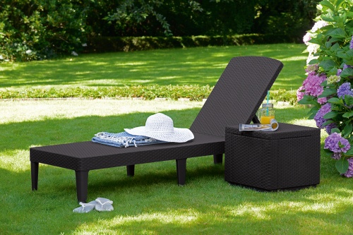 Шезлонг Jaipur Sun lounger Коричневый