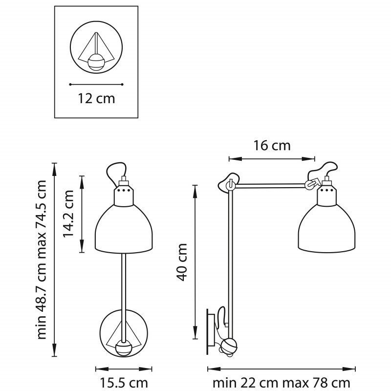 Бра настенное Lightstar LOFT 765617