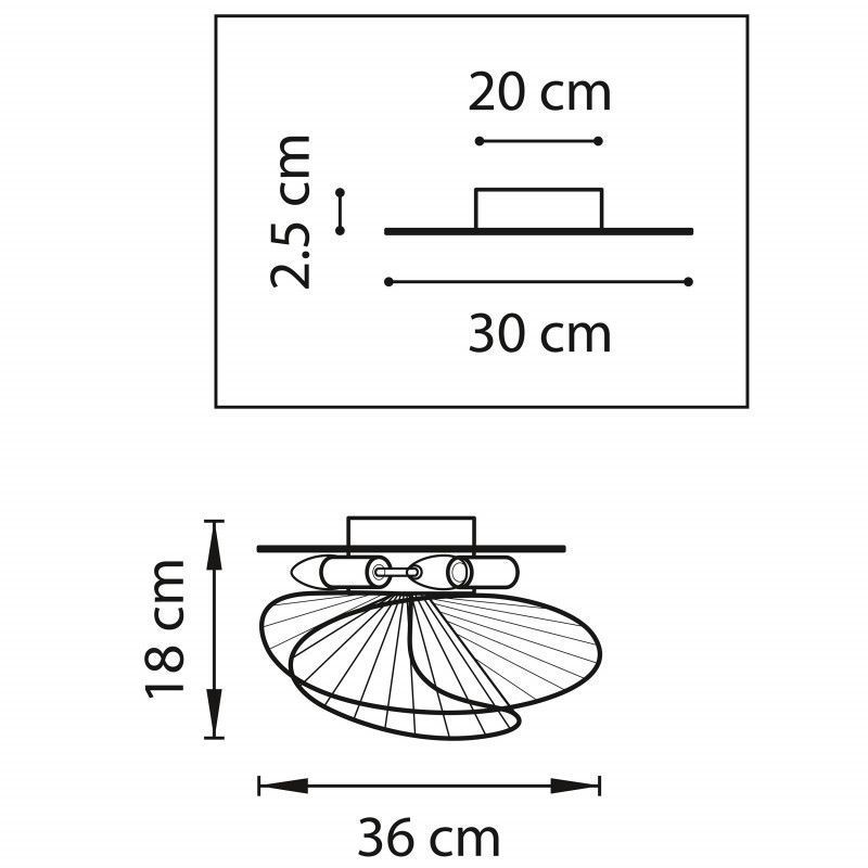 Накладная люстра Lightstar Zeta 728133