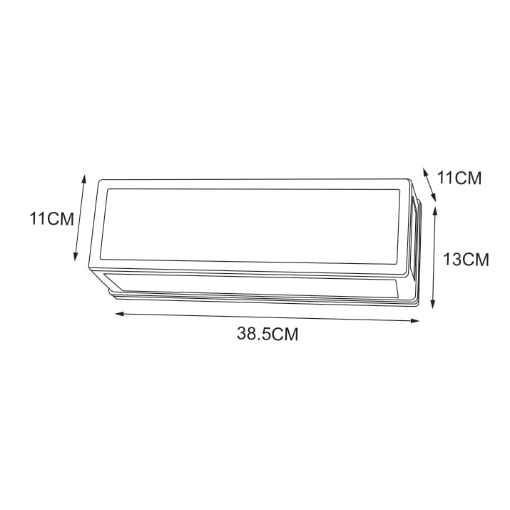 Уличный настенный светильник ARTE LAMP ALPHARD A8526AL-2BK