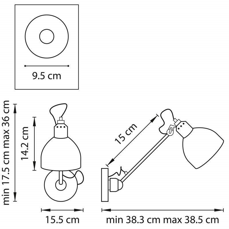 Бра настенное Lightstar LOFT 765606