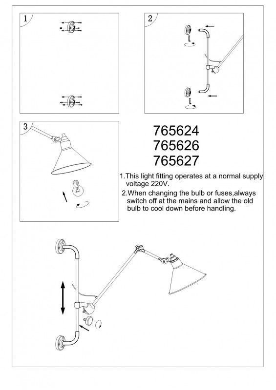 Бра настенное Lightstar LOFT 765626