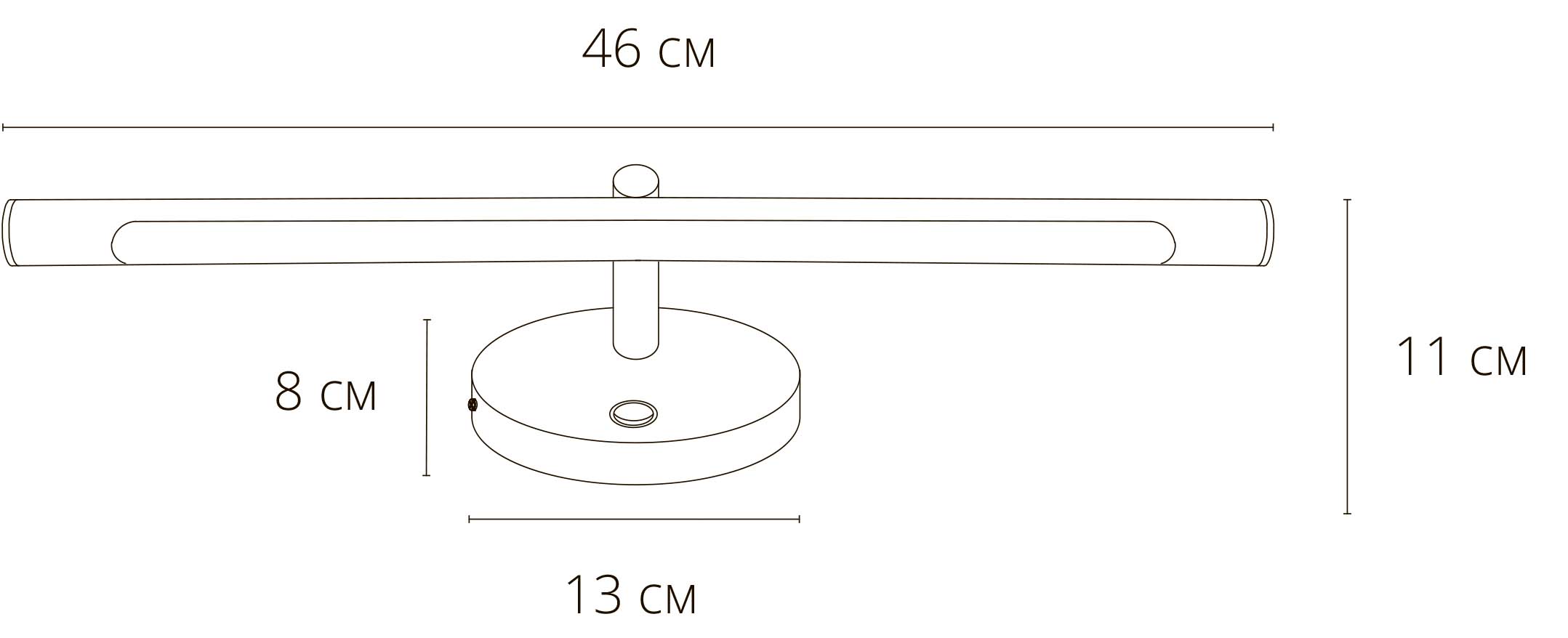 Подсветка для картин Arte Lamp RONNIE A8025AP-1PB