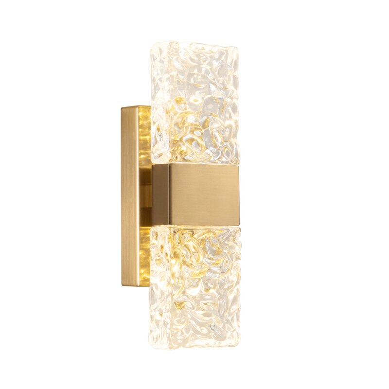 Бра Delight Collection Wall lamp 88068W gold/clear