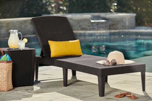 Шезлонг Jaipur Sun lounger Коричневый