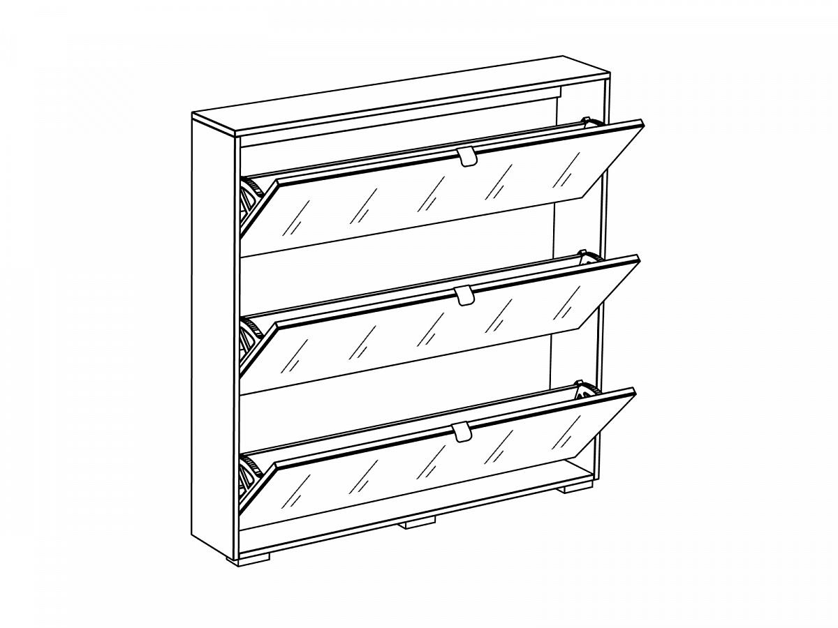 Шкаф для обуви Wide 333073