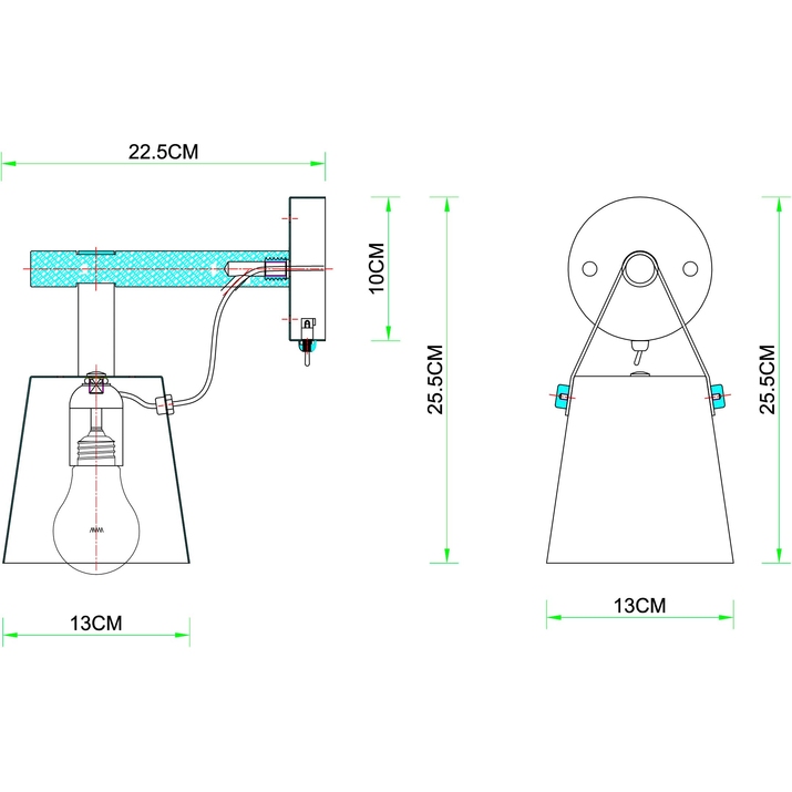 Бра ARTE LAMP THOMAS A7032AP-1WH