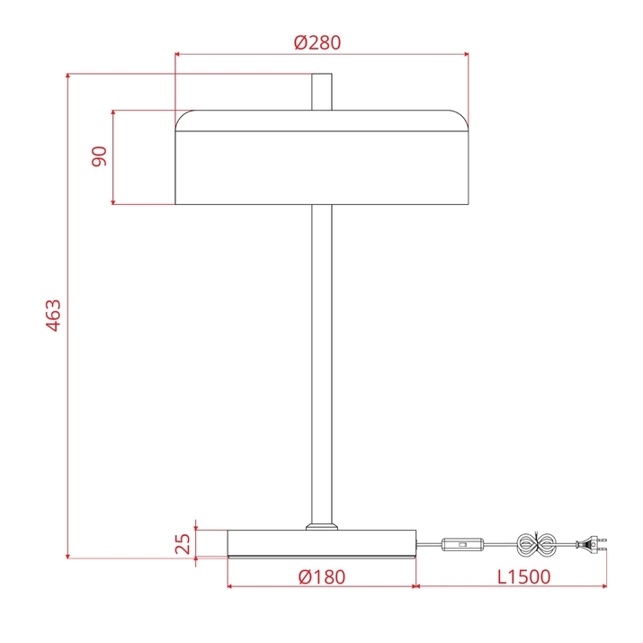 Лампа настольная ARTE LAMP SKAT A7052LT-2BK