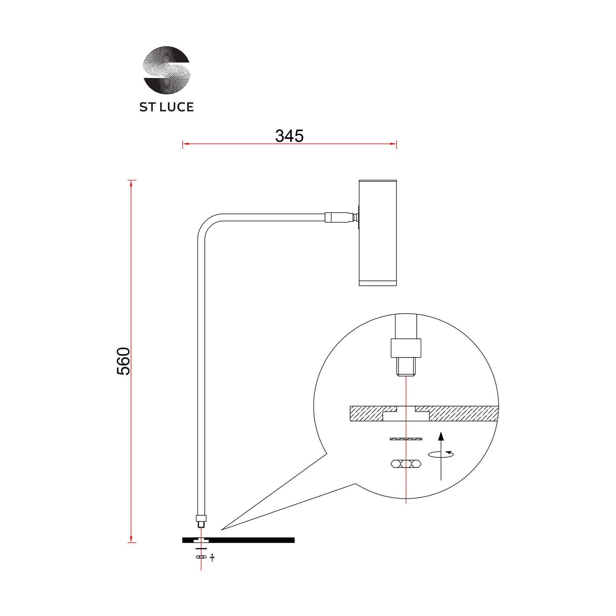 Лампа настольная ST LUCE ARPER SL1006.204.01