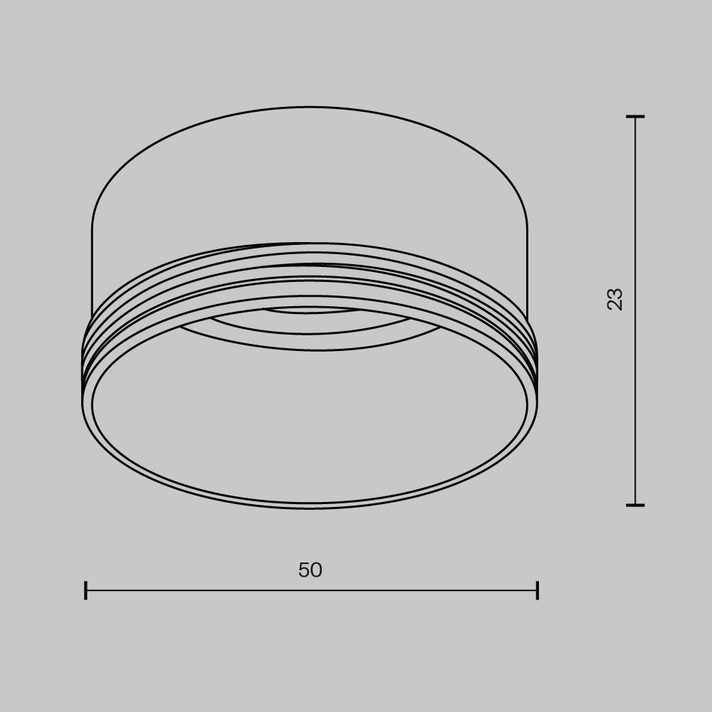 Кольцо декоративное Maytoni Focus LED  RingM-12-W