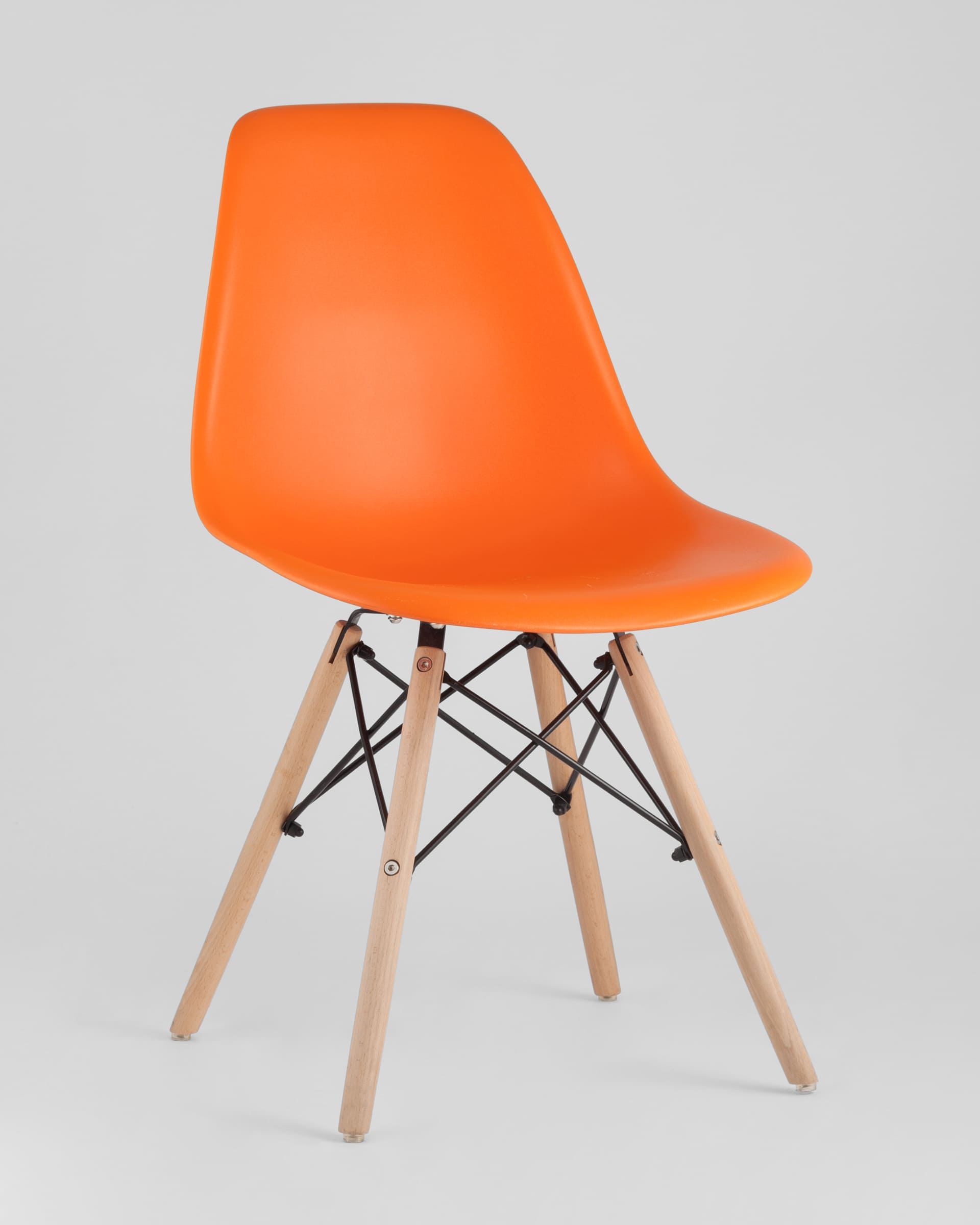 Комплект стульев Eames DSW оранжевый x4 шт