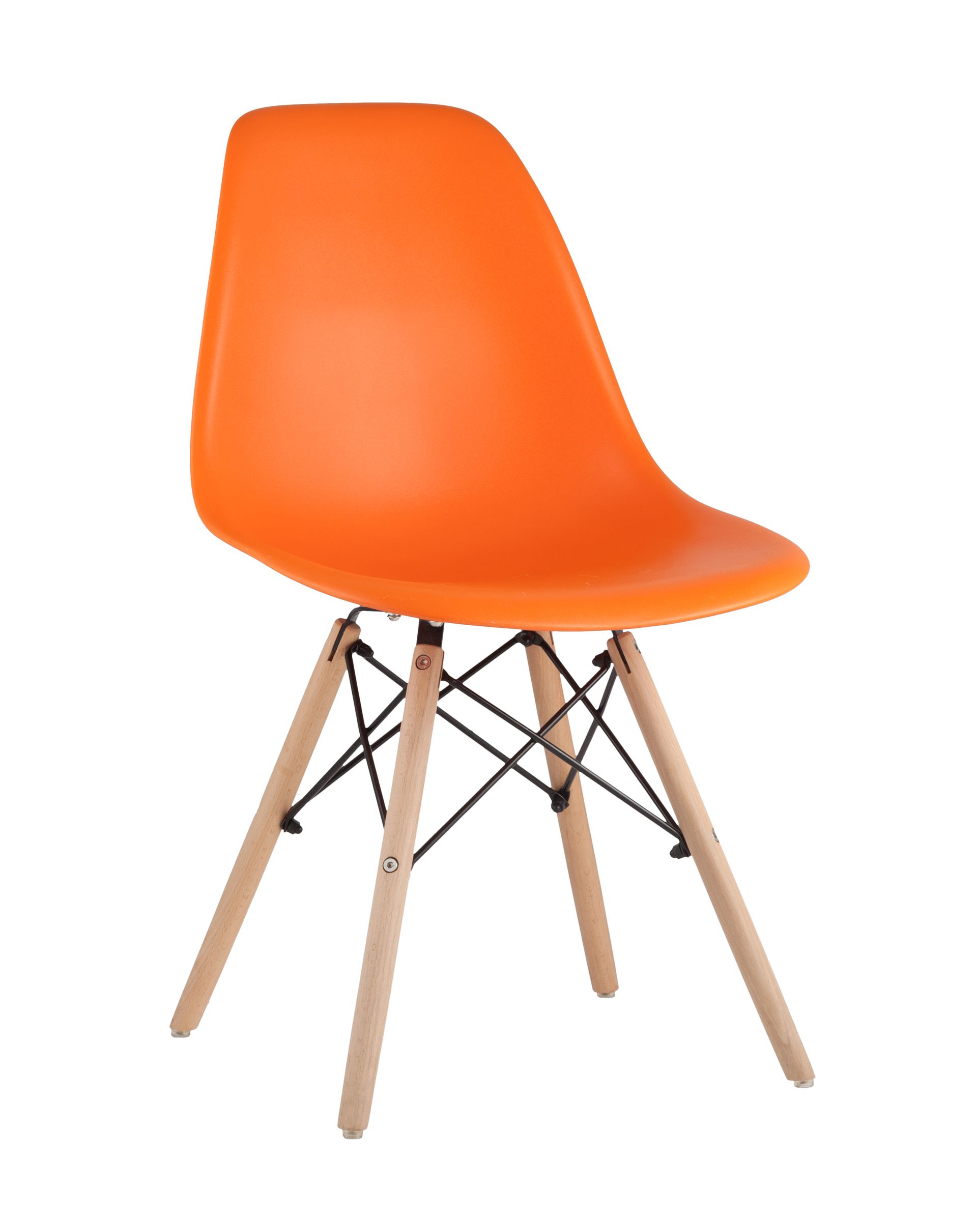 Комплект стульев Eames DSW оранжевый x4 шт