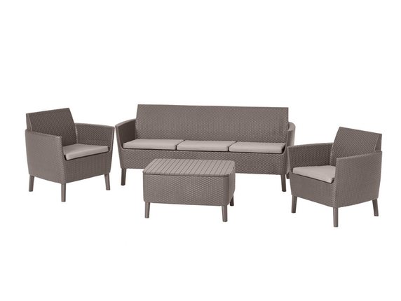 Комплект для отдыха Salemo 3 seater set Капучино