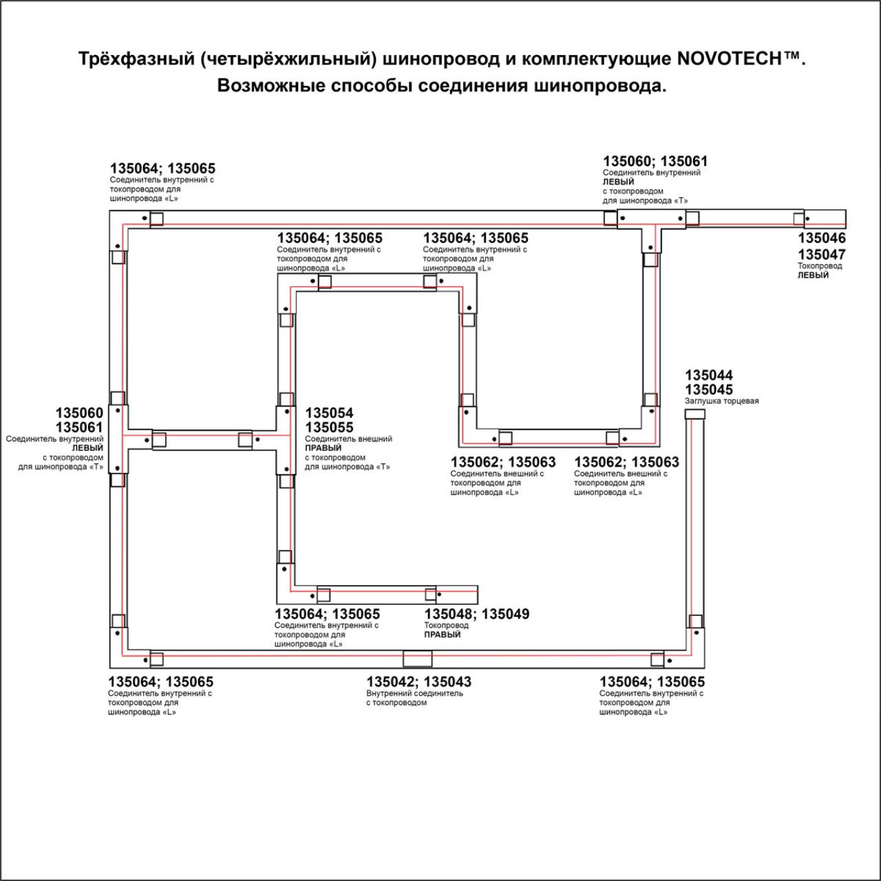 Шинопровод NOVOTECH PORT 135239