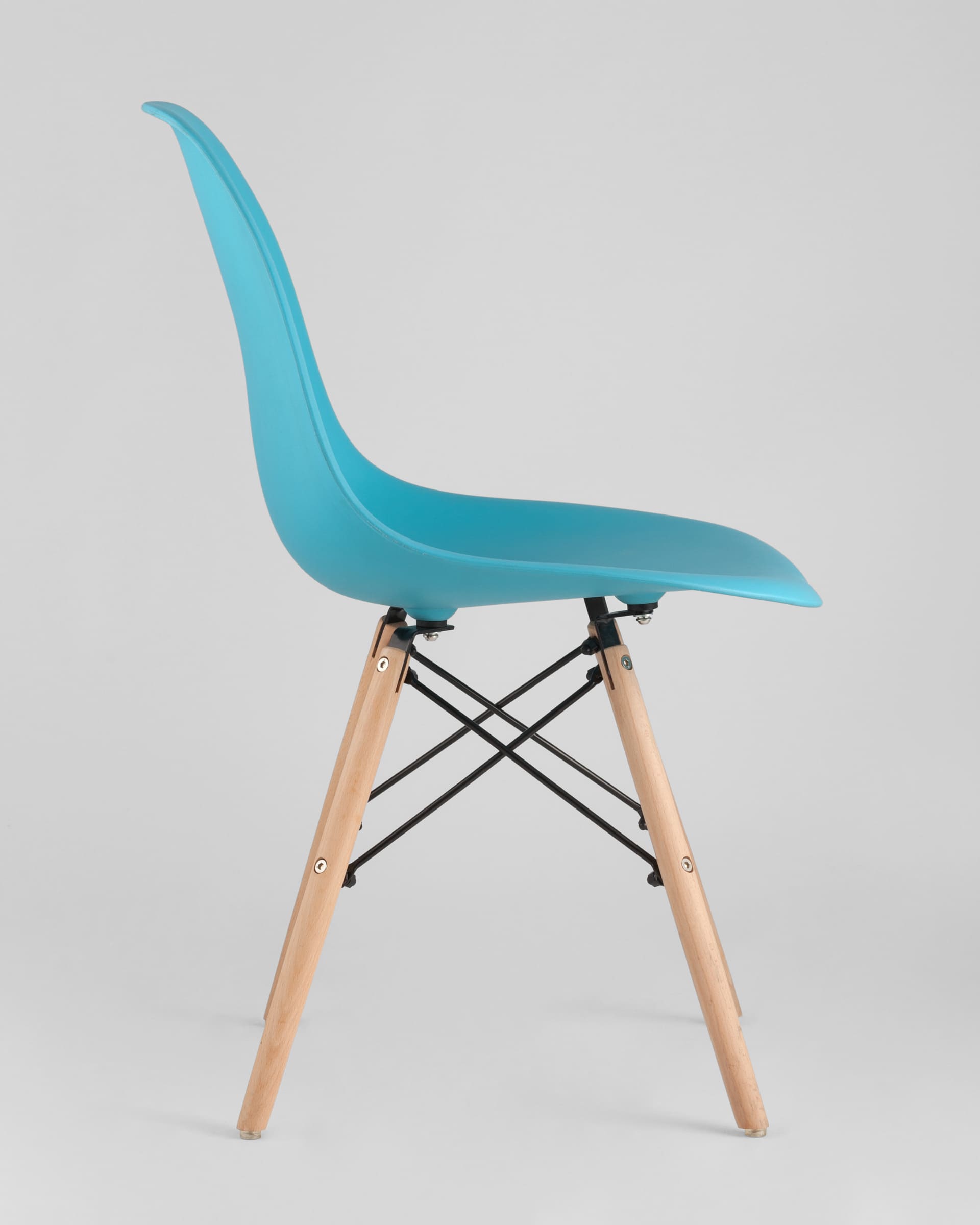 Комплект стульев Eames DSW бирюзовый x4 шт