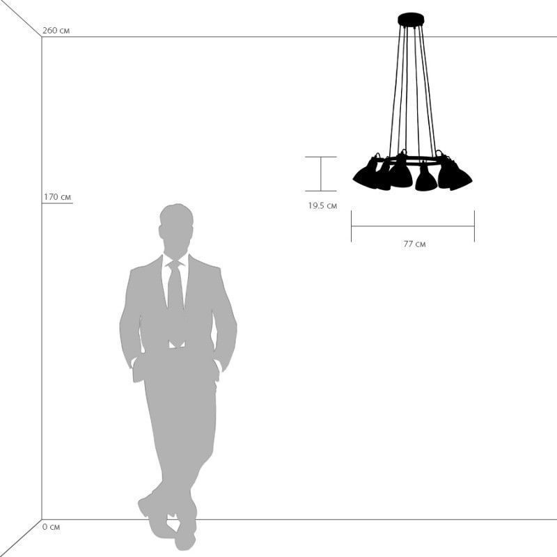 Подвесная люстра Lightstar Acrobata 761167