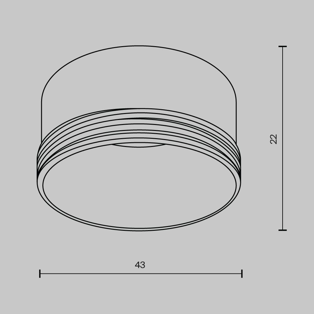 Кольцо декоративное Maytoni Focus LED  RingS-5-W