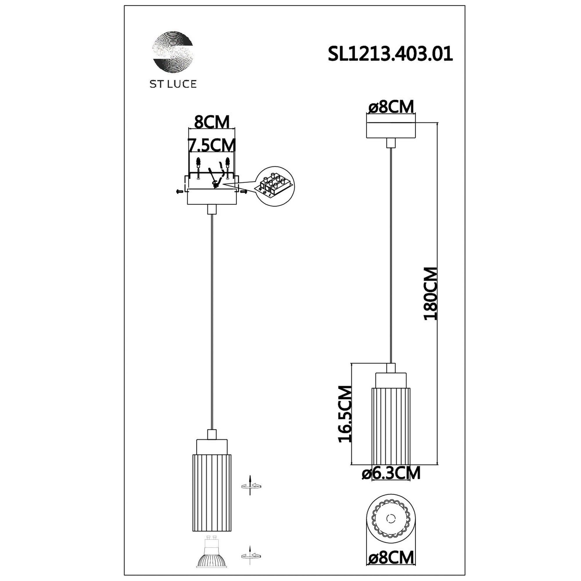 Подвесной светильник ST LUCE KENDO SL1213.403.01