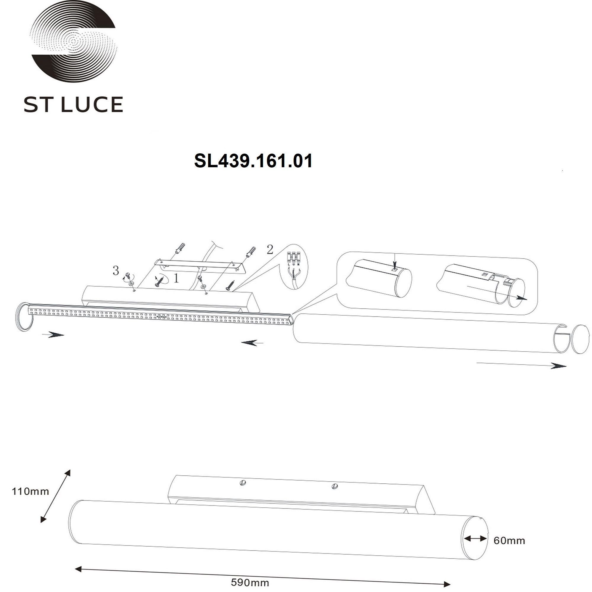 Бра ST LUCE BACHETA SL439.161.01