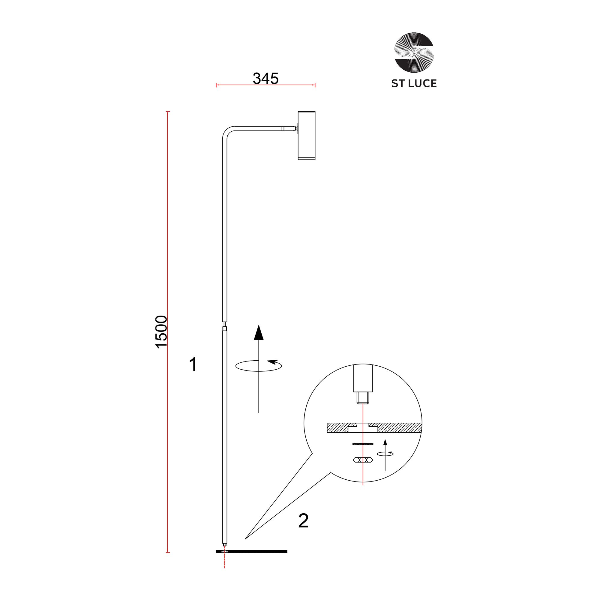 Торшер ST LUCE ARPER SL1006.405.01