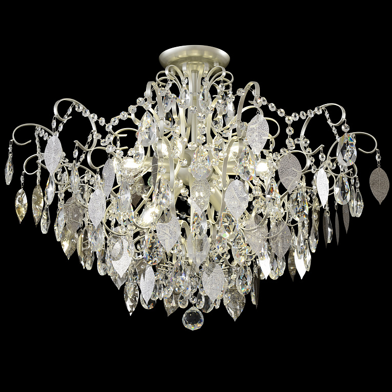 Люстра Crystal Lux ESMIRALDA PL9 SILVER