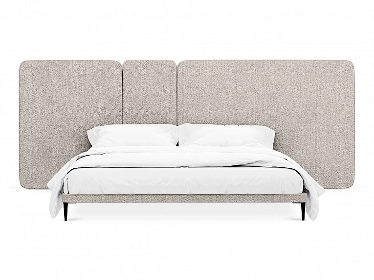 Кровать OgogoHome Licata 961638 бежевый