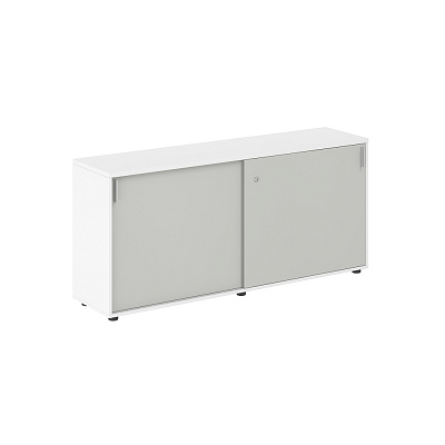 Шкаф купе Norden Сигма 1638х400х750 низкий SG.703.WH.SH Белый Снег/Серый Бархат