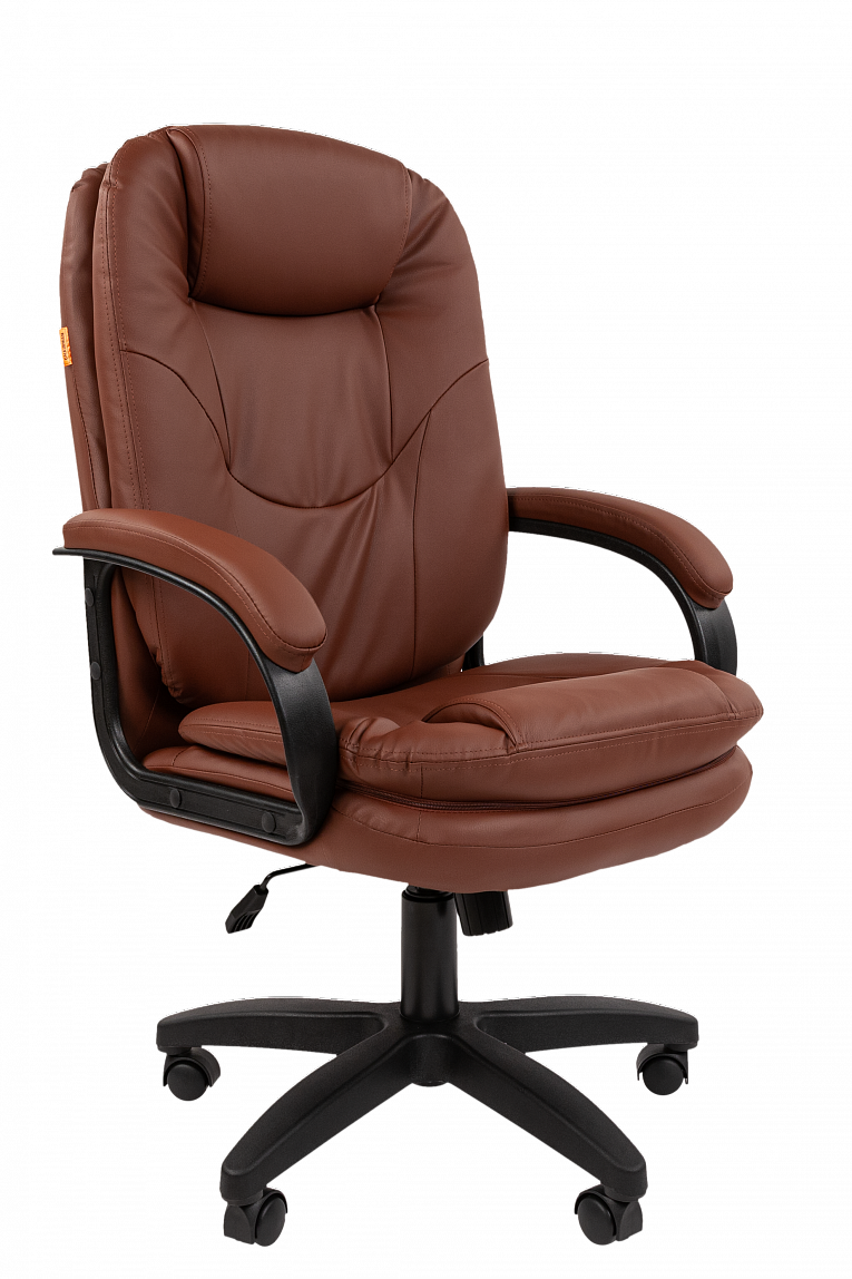 Кресло руководителя CHAIRMAN 668 ЛТ (LT) с высокой спинкой коричневый N