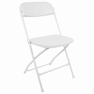 Стул складной BRABIX Golf CF-002 белый каркас пластик белый 532887