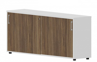Шкаф-купе 1560*400 Inspira (GDB) OPL156BLWD Белый / Орех Браун