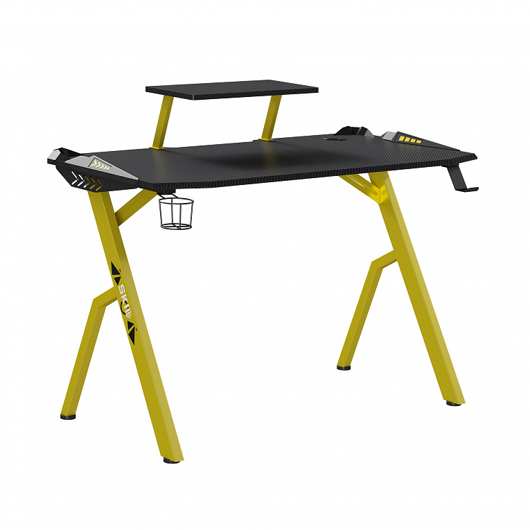 Компьютерный стол Skyland SKILLL CTG-001 Черный / Желтый