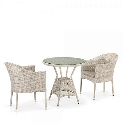 Комплект мебели из ротанга Afina Garden T705ANT/Y350-W85 2Pcs Latte Бежевый