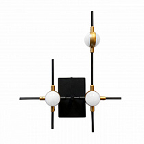 Бра Delight Collection Molecular MB18001067-3A black/gold