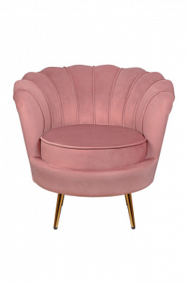 Низкое кресло ракушка Pearl Pink V3 Розовый