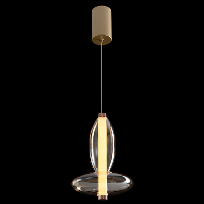 Подвесной светильник Crystal Lux QUASAR SP7W LED AMBER