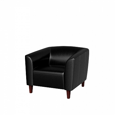 Кресло Pointex Колларо (Collaro) COL37610001 черный экокожа