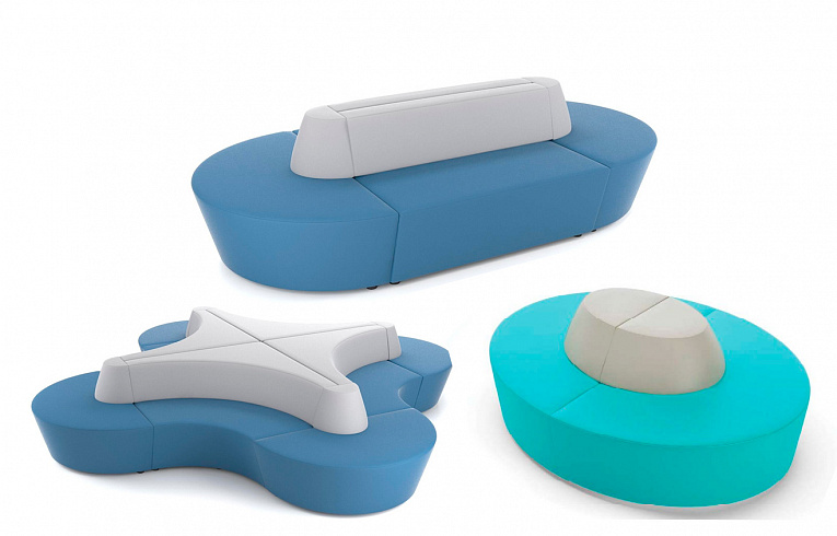 Модульный диван для посетителей toForm М14 Волна (Wave)