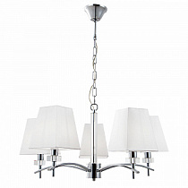 Подвесная люстра Arte Lamp KENSINGTON хром, белый A4098LM-5CC