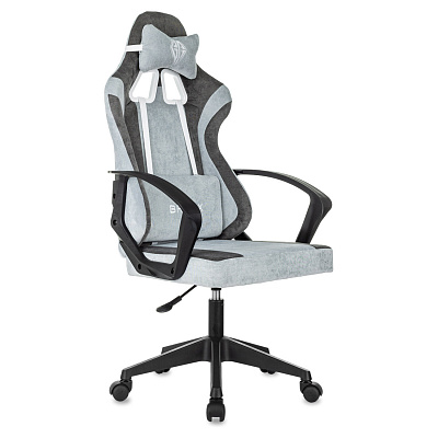 Кресло компьютерное BRABIX Forcer GM-127 Серый/Светло-голубой 533214